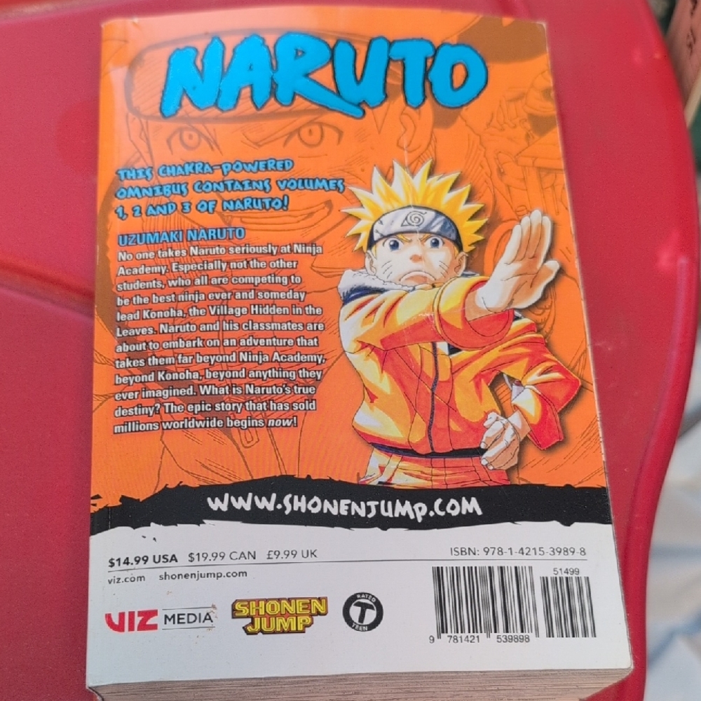 Naruto Manga Volumes 1-3